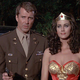 Steve and Diana fighting back against the Nazis in the first season of Wonder Woman.